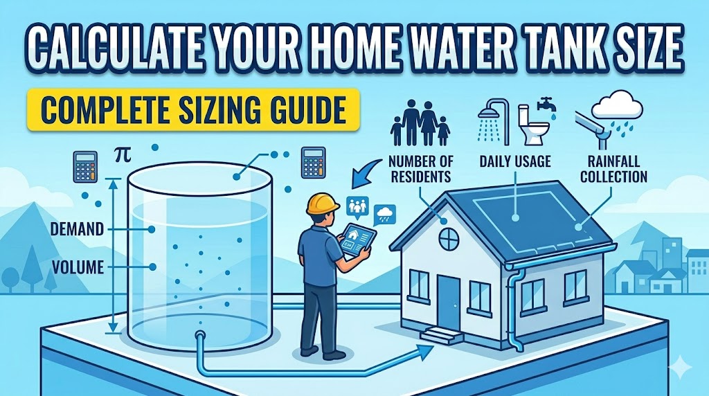 How to Calculate the Right Water Tank Size for Your Home