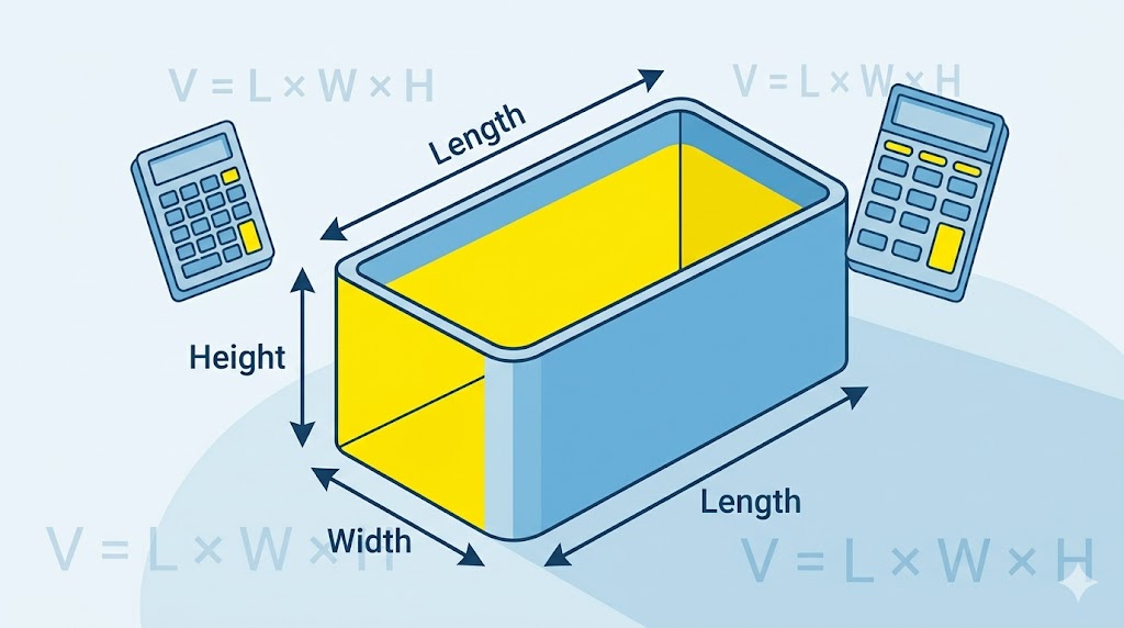 How To Calculate The Volume of a Rectangular Water Tank