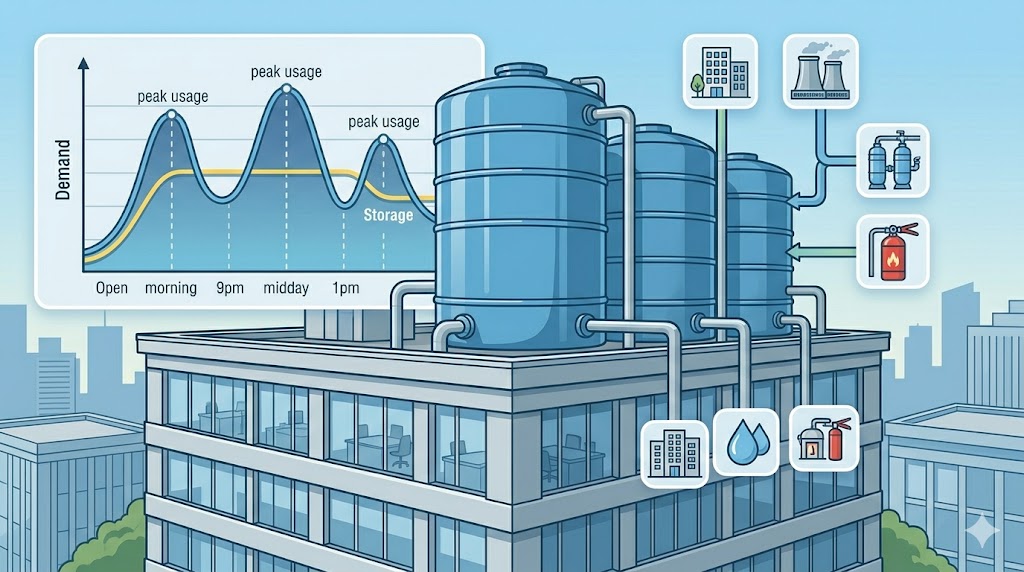 How To Size A Water Tank For A Commercial Building