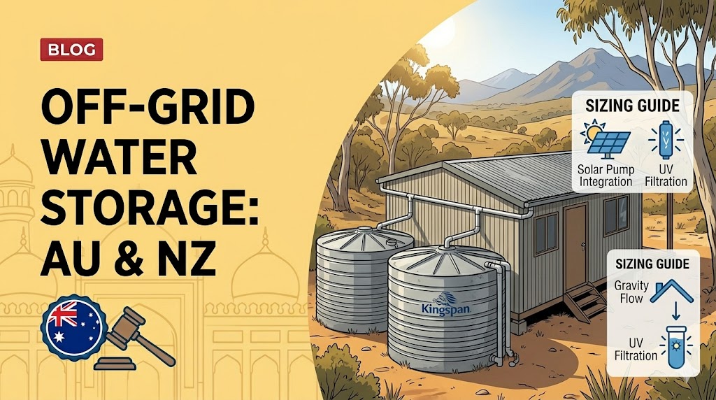 Off Grid Water Storage For Rural Australia New Zealand