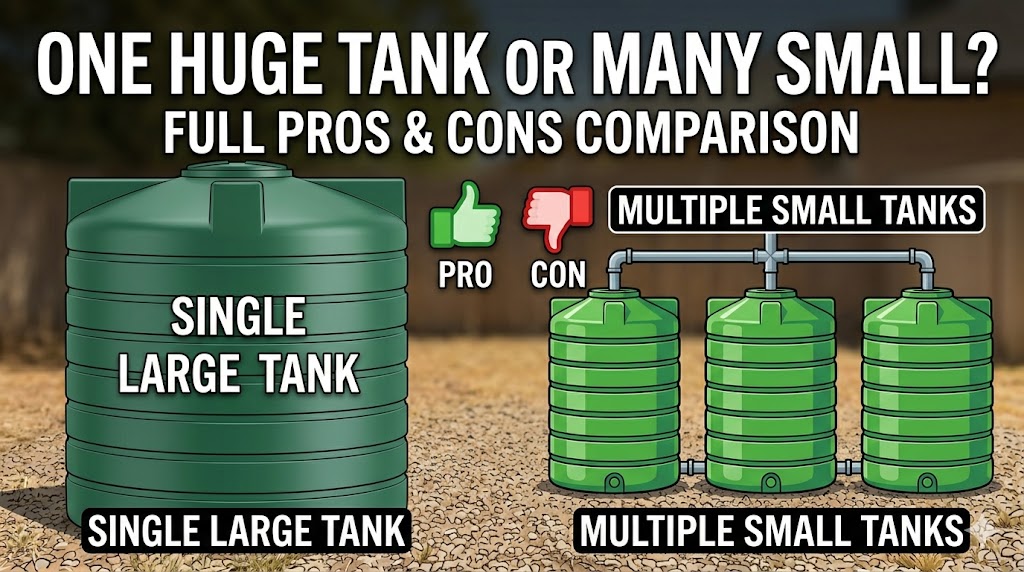Single Large Tank Vs Multiple Small Tanks Pros And Cons