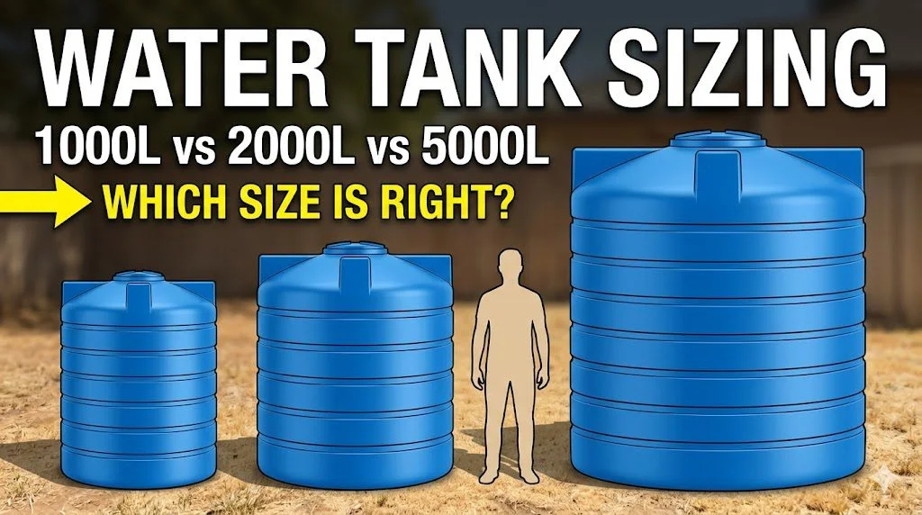 1000L vs 2000L vs 5000L Water Tank: Which Size is Right?