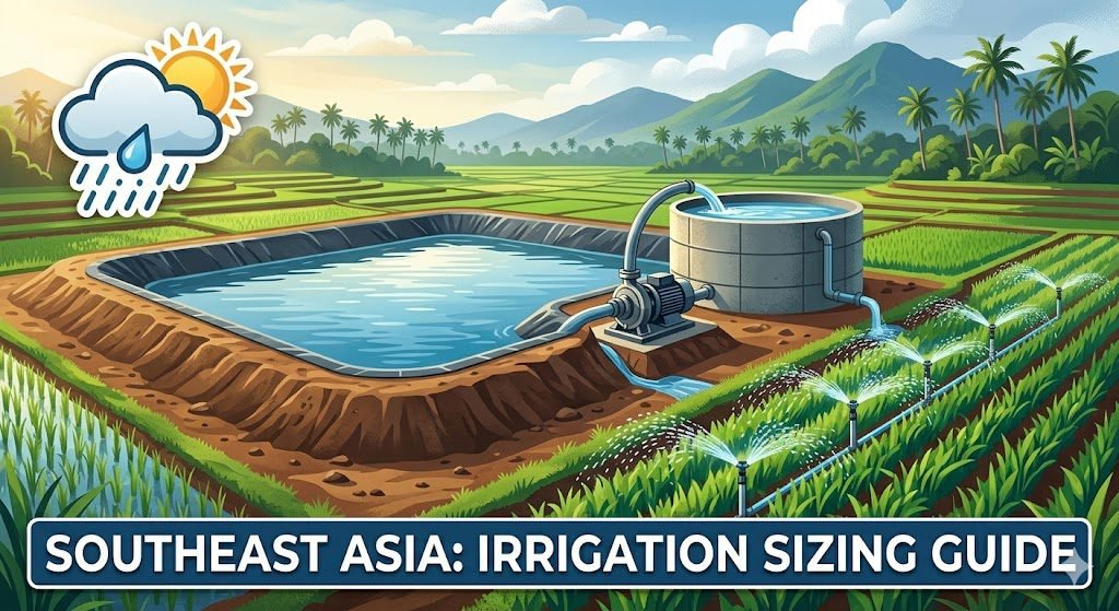 Agricultural Water Storage Sizing for Irrigation in Southeast Asia