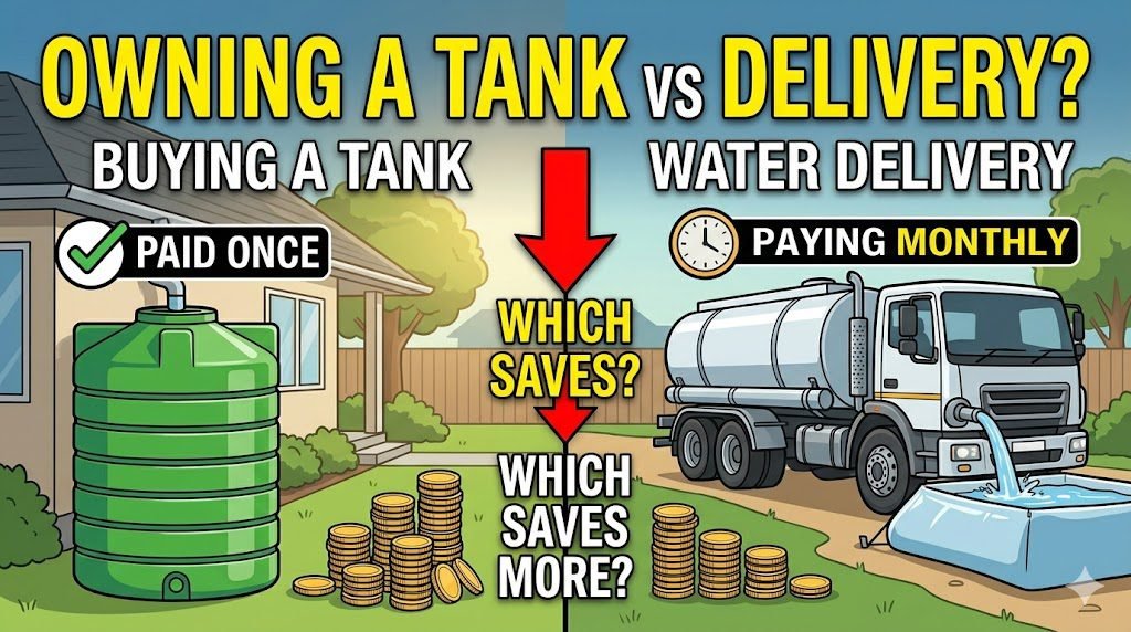 Buying A Water Tank vs Water Delivery: Which Saves More Money?