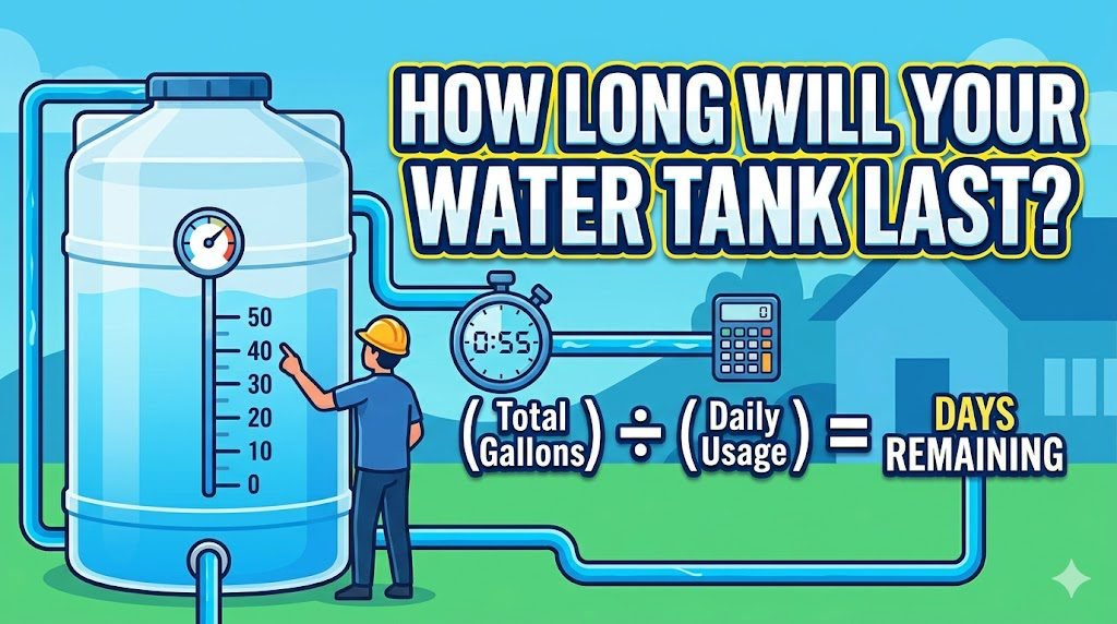 How To Calculate How Long A Water Tank Will Last