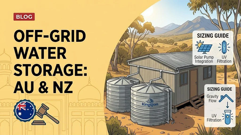 Off Grid Water Storage For Rural Australia New Zealand