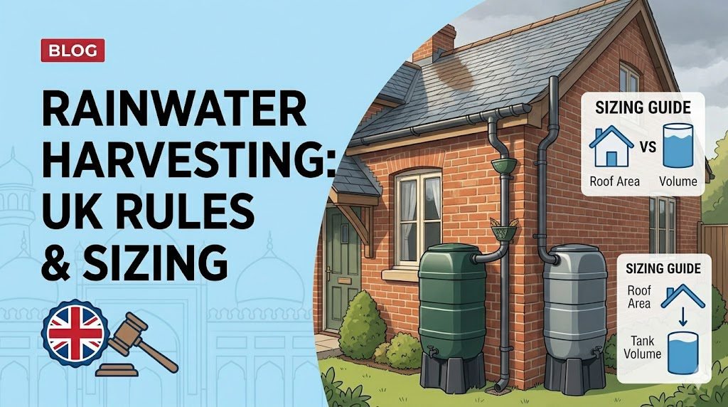 Rainwater Harvesting in The UK: Legal Rules and Sizing