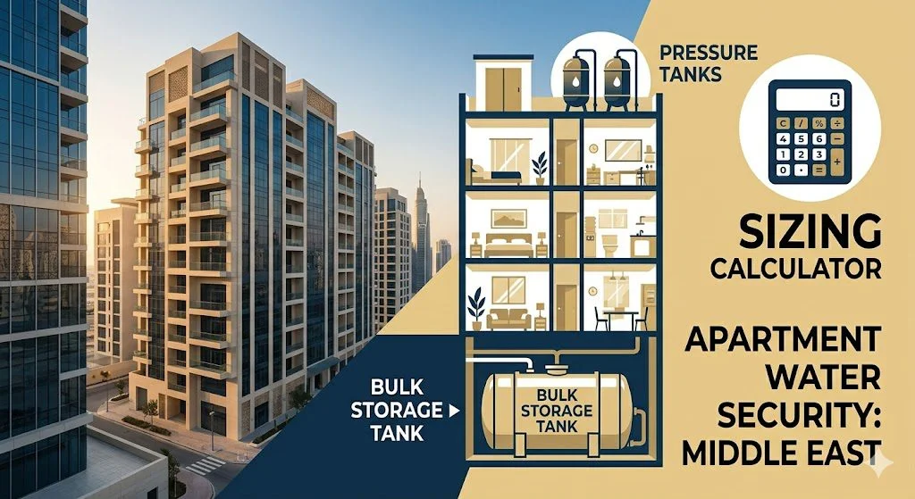 Water Tank Sizing for Apartments in the Middle East