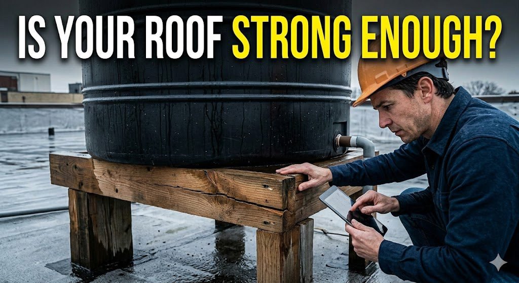 Will My Roof Hold a Full Water Tank? (And How to Check)