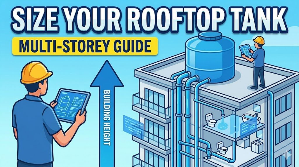 How to Size a Rooftop Water Tank for a Multi-Storey Building